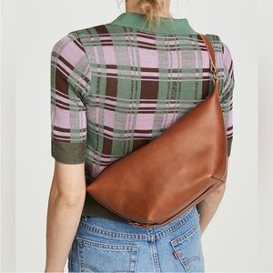 Madewell Tan Leather Crossbody Bag